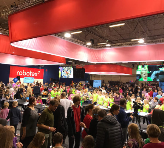 robotex messihalli kujundus